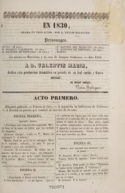 Cover of: En 1830: drama en tres actos