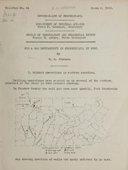 Cover of: Oil & gas development in Pennsylvania in 1922