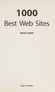 Cover of: 1000 Best Web Sites