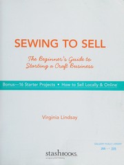 Sewing to sell by Virginia Keleher Lindsay