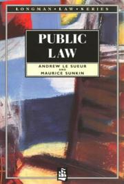 Public law by A. P. Le Sueur