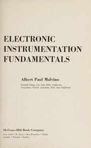 Cover of: Electronic instrumentation fundamentals.