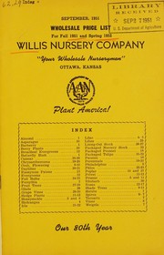 Cover of: Wholesale price list: for fall 1951 and spring 1952