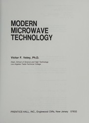 Cover of: Modern microwave technology