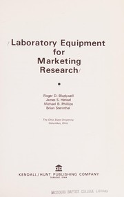 Cover of: Laboratory equipment for marketing research