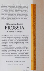 Cover of: Frossia: a novel of Russia