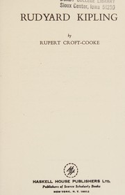 Cover of: Rudyard Kipling.