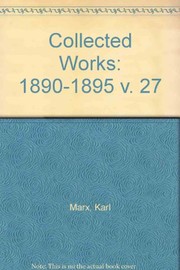 Cover of: Collected works: Karl Marx, Friedrick Engels.
