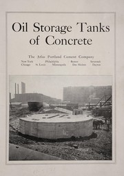 Cover of: Oil storage tanks of concrete