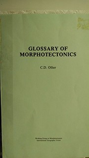 Cover of: Glossary of morphotectonics