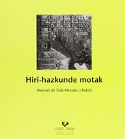 Cover of: Hiri-hazkunde motak
