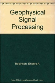 Cover of: Geophysical signal processing