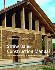 Cover of: Straw Bale Construction Manual by Gernot Minke, Benjamin Krick