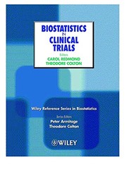 Cover of: Biostatistics in clinical trials