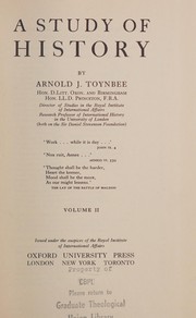 Cover of: A study of history