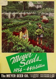 Cover of: Meyer seeds, 1954-44th edition