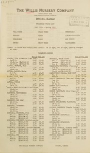 Cover of: Wholesale price list, fall 1954 - spring 1955