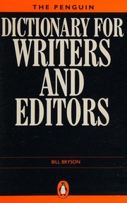 Cover of: The Penguin dictionary for writers and editors