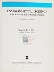 Cover of: Environmental science by Daniel D. Chiras