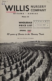 Cover of: Wholesale price list: spring, 1957