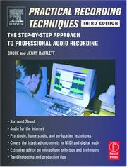 Practical recording techniques by Bruce Bartlett, Jenny Bartlett