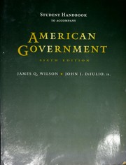 Cover of: American Government: Student Handbook