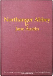 Cover of: Northanger Abbey