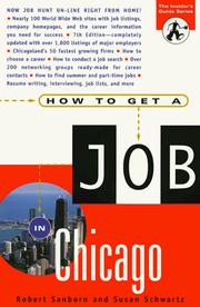 Cover of: How to get a job in Chicago