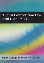 Cover of: Global Competition Law and Economics by Einer Elhauge, Damien Geradin