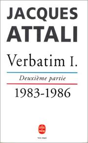 Verbatim by Jacques Attali