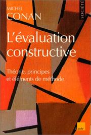 Cover of: L' évaluation constructive: théorie, principes et éléments de méthode