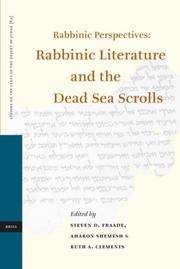 Cover of: Rabbinic Perspectives: Rabbinic Literature and the Dead Sea Scrolls: Proceedings of the Eighth International Symposium of the Orion Center for the Study ... on the Texts of the Desert of Judah)