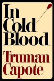 Cover of: In Cold Blood