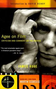 Cover of: Agee on film: criticism and comment on the movies