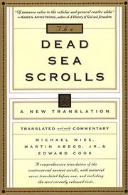 Cover of: The Dead Sea scrolls: a new translation