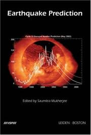 Cover of: Earthquake Prediction