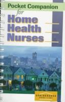 Cover of: Pocket companion for home health nurses. by 