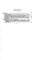 Cover of: Medicare managed care: payment and related issues : hearing before the Subcommittee on Health and Environment of the Committee on Commerce, House of Representatives, One Hundred Fifth Congress, first session, February 27, 1997.