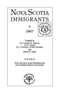 Cover of: Nova Scotia immigrants to 1867