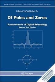 Cover of: Of poles and zeros: fundamentals of digital seismology