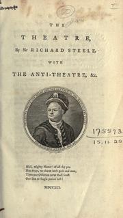 Cover of: The Theatre. by Sir Richard Steele