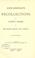 Cover of: John Sherman's recollections of forty years in the House, Senate and Cabinet.