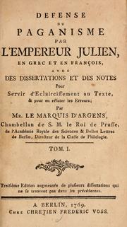 Cover of: Defense du paganisme