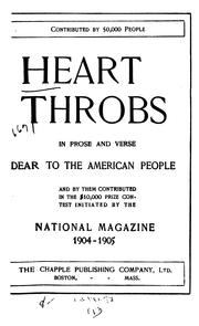 Cover of: Heart Throbs: In Prose and Verse