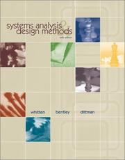 Cover of: Systems Analysis and Design Methods