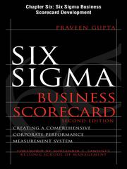Cover of: Six Sigma Business Scorecard Development