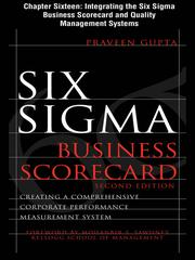 Cover of: Integrating the Six Sigma Business Scorecard