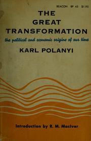 Cover of: The great transformation