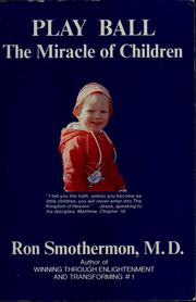 Cover of: Playball: the miracle of children