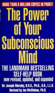 Cover of: The Power of Your Subconscious Mind